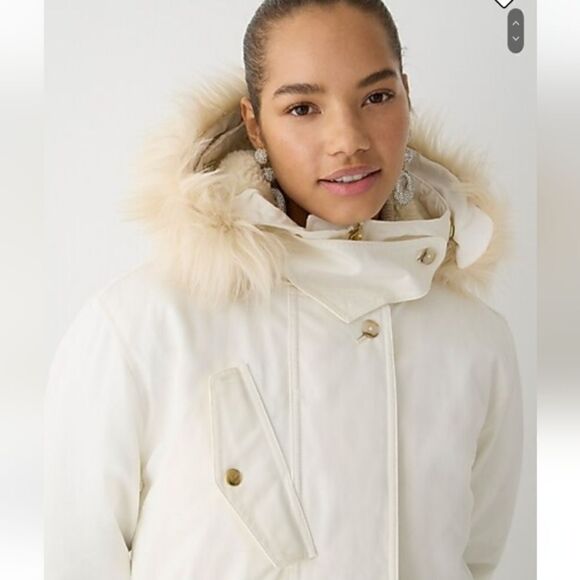 J. Crew Jackets & Blazers - J. Crew New Perfect Winter Parka $398 Ivory size XS